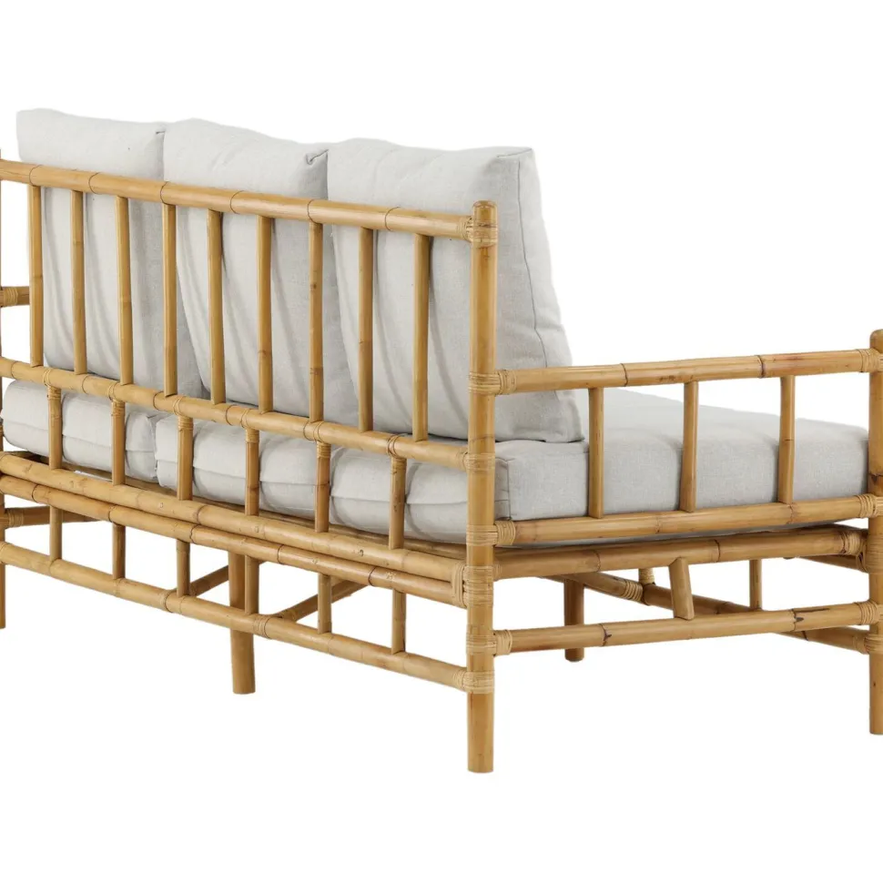 Sohva Venture Home Cane 3:n istuttava bambu/harmaa