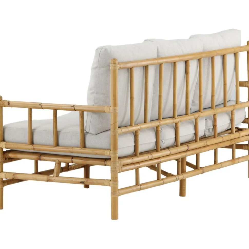 Sohva Venture Home Cane 3:n istuttava bambu/harmaa