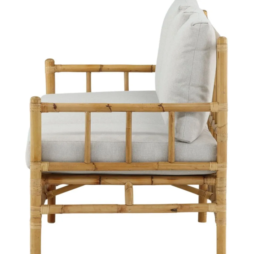 Sohva Venture Home Cane 3:n istuttava bambu/harmaa