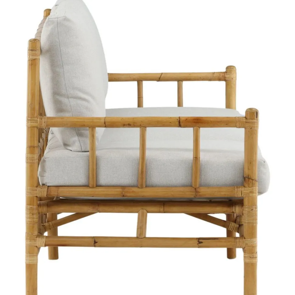 Sohva Venture Home Cane 3:n istuttava bambu/harmaa