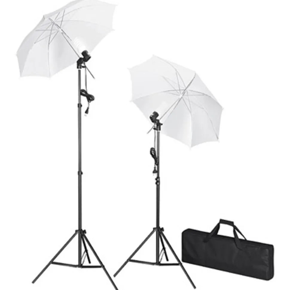 Studiosarja valkoisella taustakankaalla & valoilla, 600x300 cm