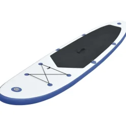 SUP-lautasetti, ilmatäytteinen, 390cm, sininen/valkoinen