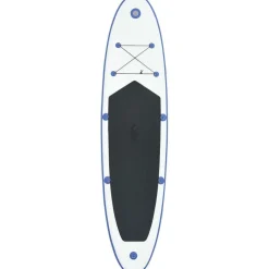 SUP-lautasetti, ilmatäytteinen, 360cm, sininen/valkoinen