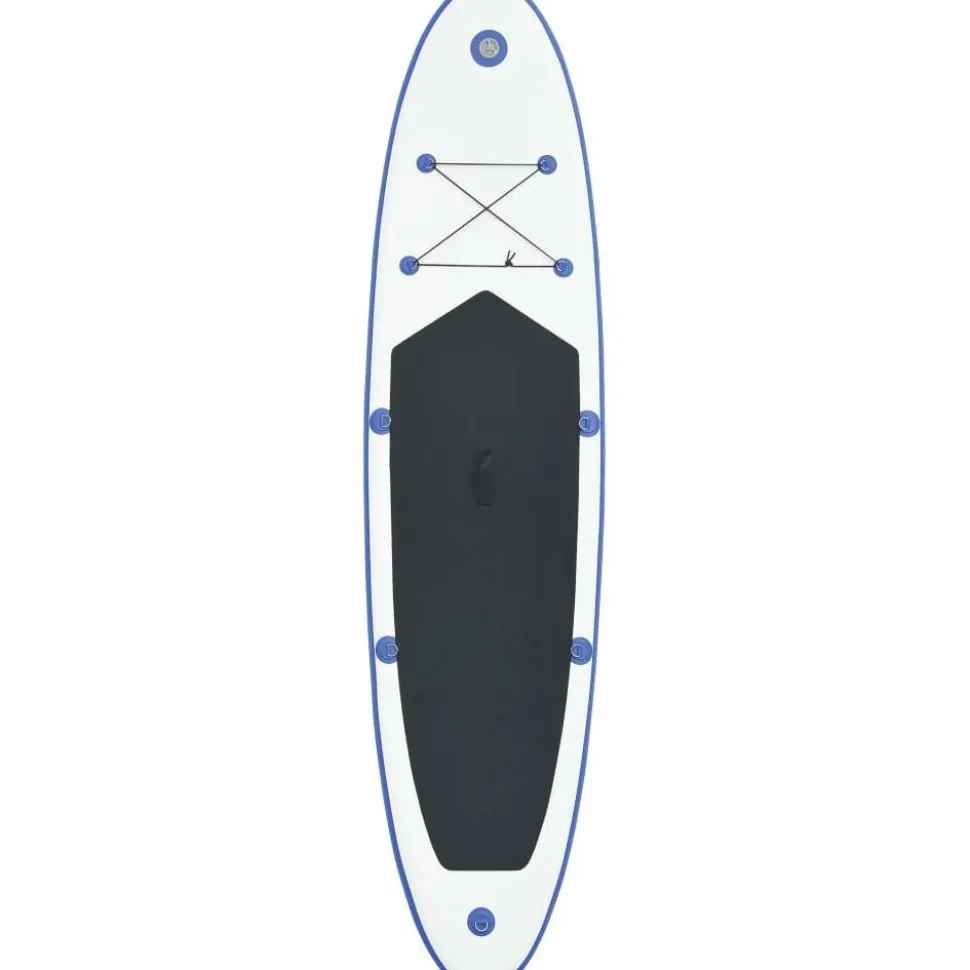 SUP-lautasetti, ilmatäytteinen, 360cm, sininen/valkoinen