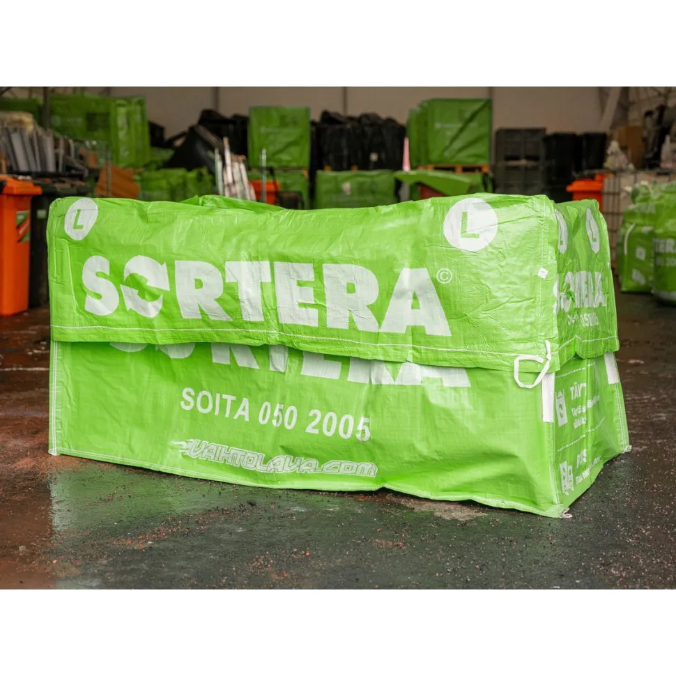 Suursäkki Sortera, eri kokoja