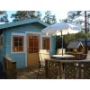 Terassielementti Tammiston Puu pohjakehikko T01R 980x980 mm ruskea