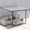 Terassikatos Fornorth 313x254x220-260cm harmaa