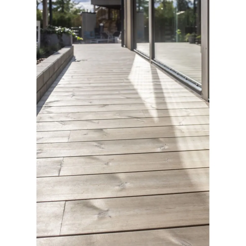 Terassilauta Lunawood ProFix 2 SHP 26x140x4500mm mänty Thermo-D lämpökäsitelty