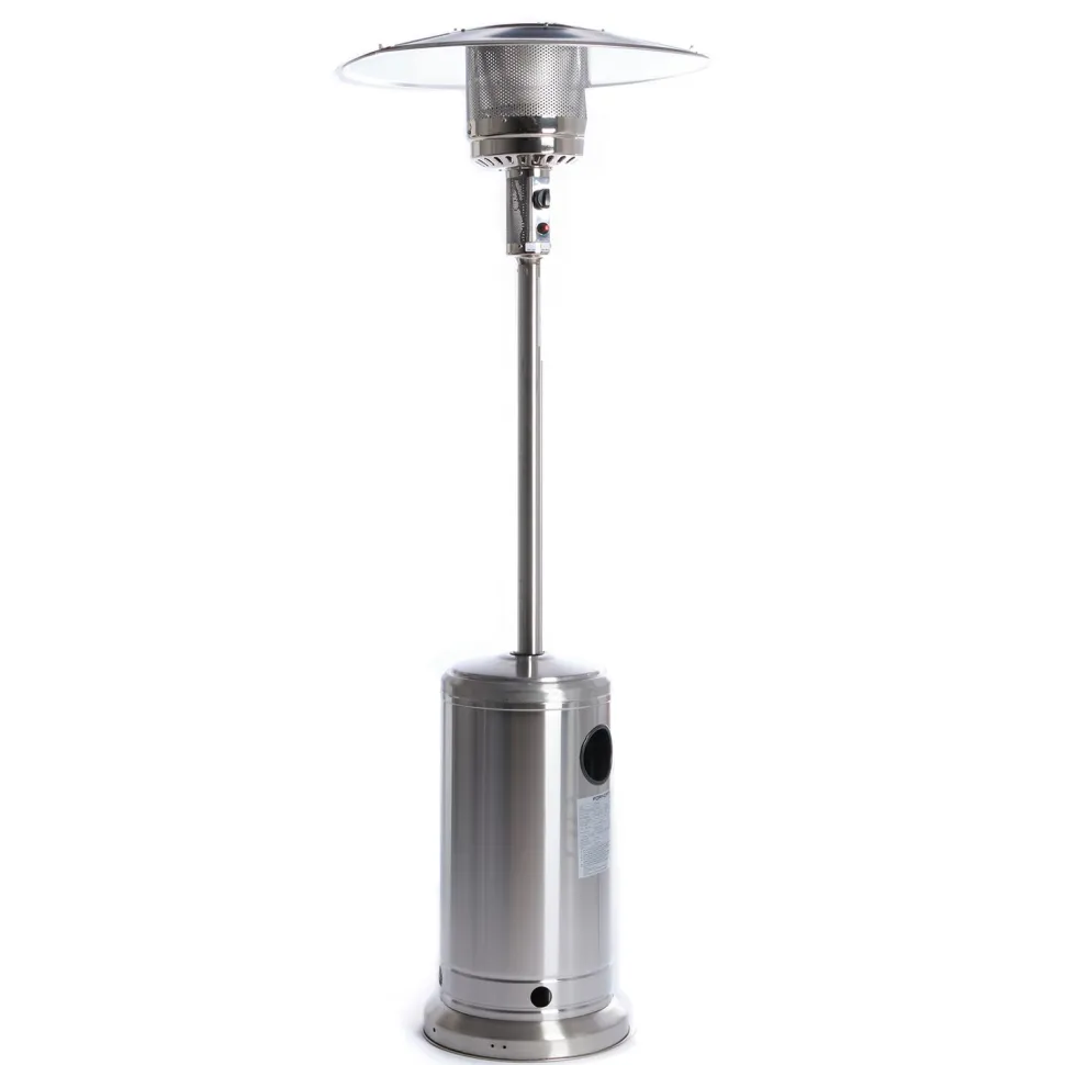 Terassilämmitin Fornorth Cylinder, 13kW kaasukäyttöinen, rosteri