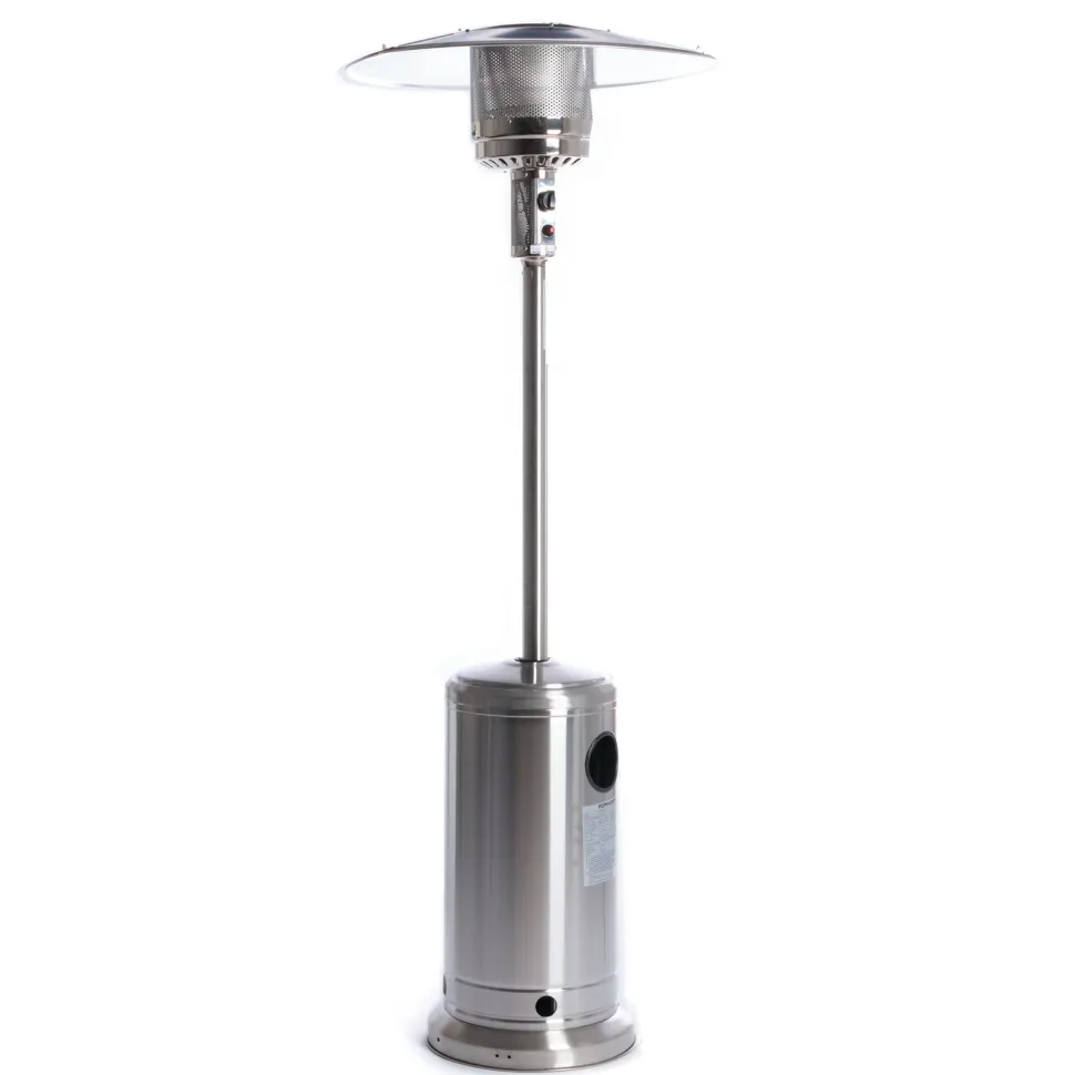 Terassilämmitin Fornorth Cylinder, 13kW kaasukäyttöinen, rosteri