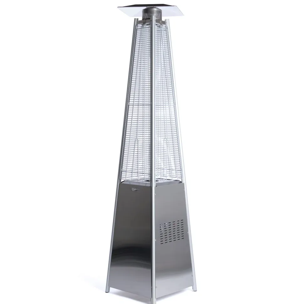 Terassilämmitin Fornorth Pyramid, 13kW kaasukäyttöinen, rosteri