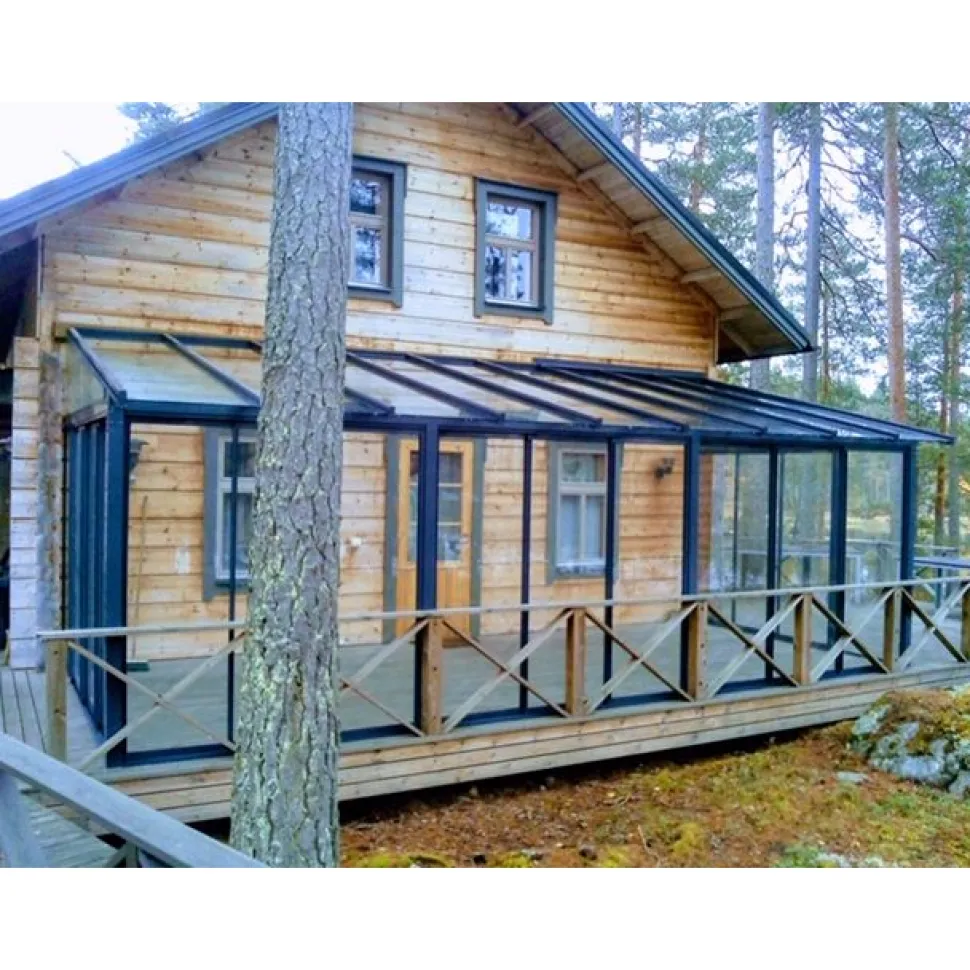 Terassin liukuovi Maakunnan Lasi 4 osaa eri värejä mittatilaus