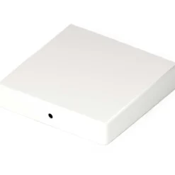 Tolpanhattu Jabo 136x136mm litteä valkoinen