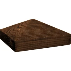 Tolpanhattu Pyramidi K380R 123x123x50 mm ruskea 100 mm tolpalle