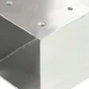 Tolppaliitin T-muoto galvanoitu metalli 101x101mm
