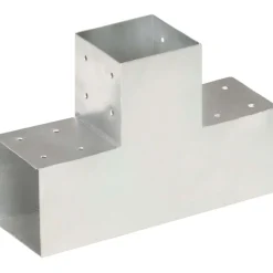 Tolppaliitin T-muoto galvanoitu metalli 101x101mm