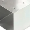 Tolppaliitin T-muoto galvanoitu metalli 71x71mm