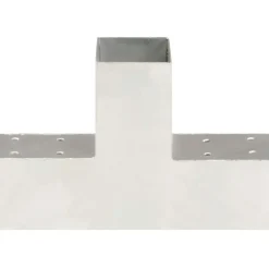 Tolppaliitin T-muoto galvanoitu metalli 71x71mm
