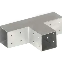 Tolppaliitin T-muoto galvanoitu metalli 71x71mm