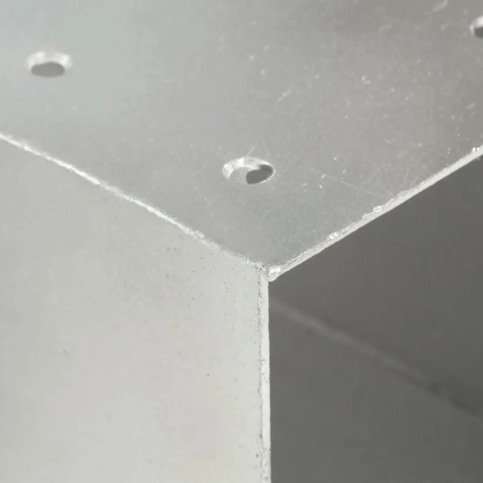 Tolppaliitin X-muoto galvanoitu metalli 81x81mm