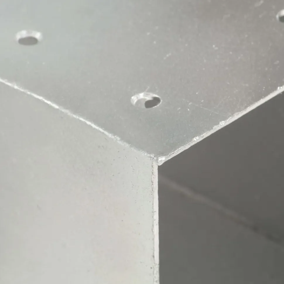 Tolppaliitin Y-muoto galvanoitu metalli 91x91mm