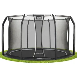 Trampoliini Salta Royal Baseground Ø427cm musta sis. turvaverkko