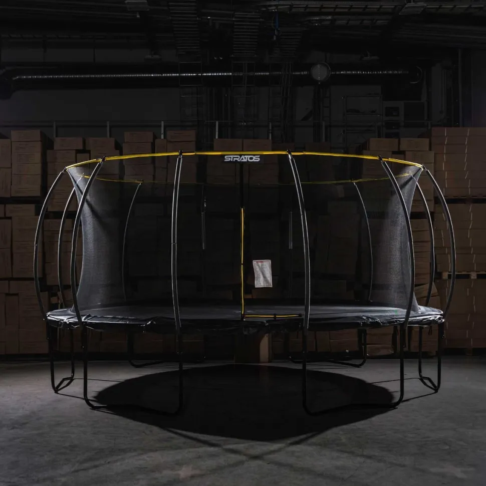 Trampoliini Stratos Ø4.27m turvaverkolla