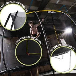 Trampoliini Stratos Ø3.66m turvaverkolla