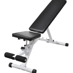 Treenipenkki levytanko- ja käsipainosarjalla, 30.5kg, 47.5x41x133cm