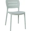 Tuoli Home4You MANGO 42,5x53,5xK79 cm, vihertävänharmaa muovi