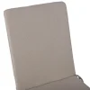Tuolin pehmuste Home4You SIMPLE beige 42x90x3 cm