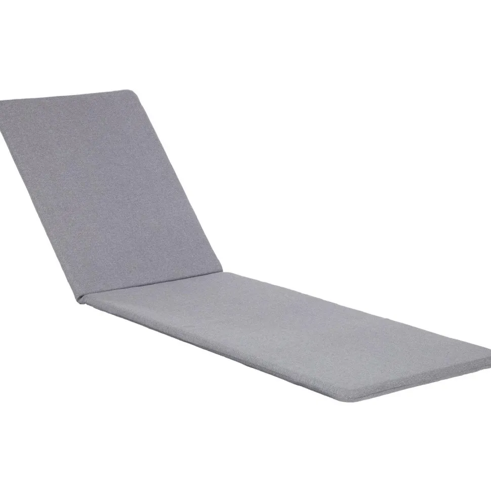 Tuolin pehmuste Home4You SIMPLE harmaa 55x195x3 cm