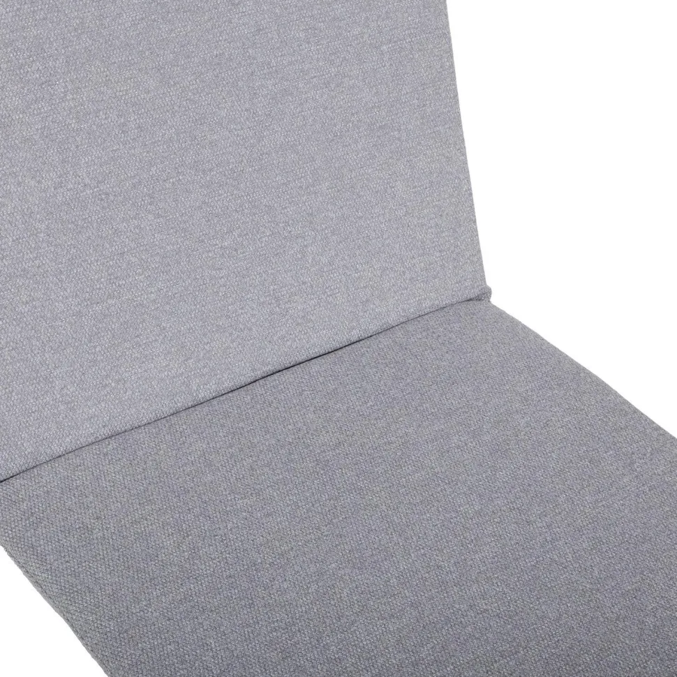 Tuolin pehmuste Home4You SIMPLE harmaa 48x115x3 cm