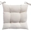 Tuolin pehmuste Home4You SUMMER 40x40 cm, valkoinen