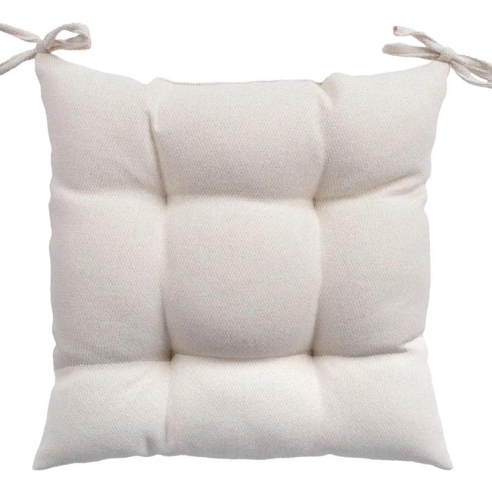 Tuolin pehmuste Home4You SUMMER 40x40 cm, valkoinen