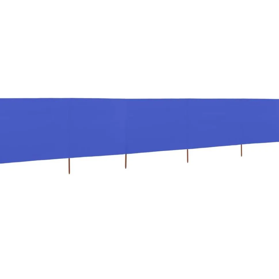 Tuulensuojakangas 5 paneelilla 600x80 cm taivaansininen