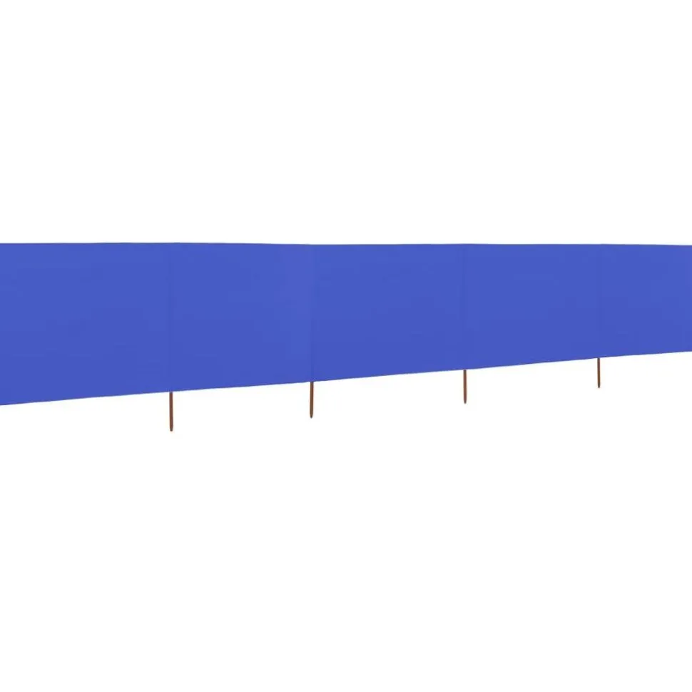 Tuulensuojakangas 5 paneelilla 600x80 cm taivaansininen