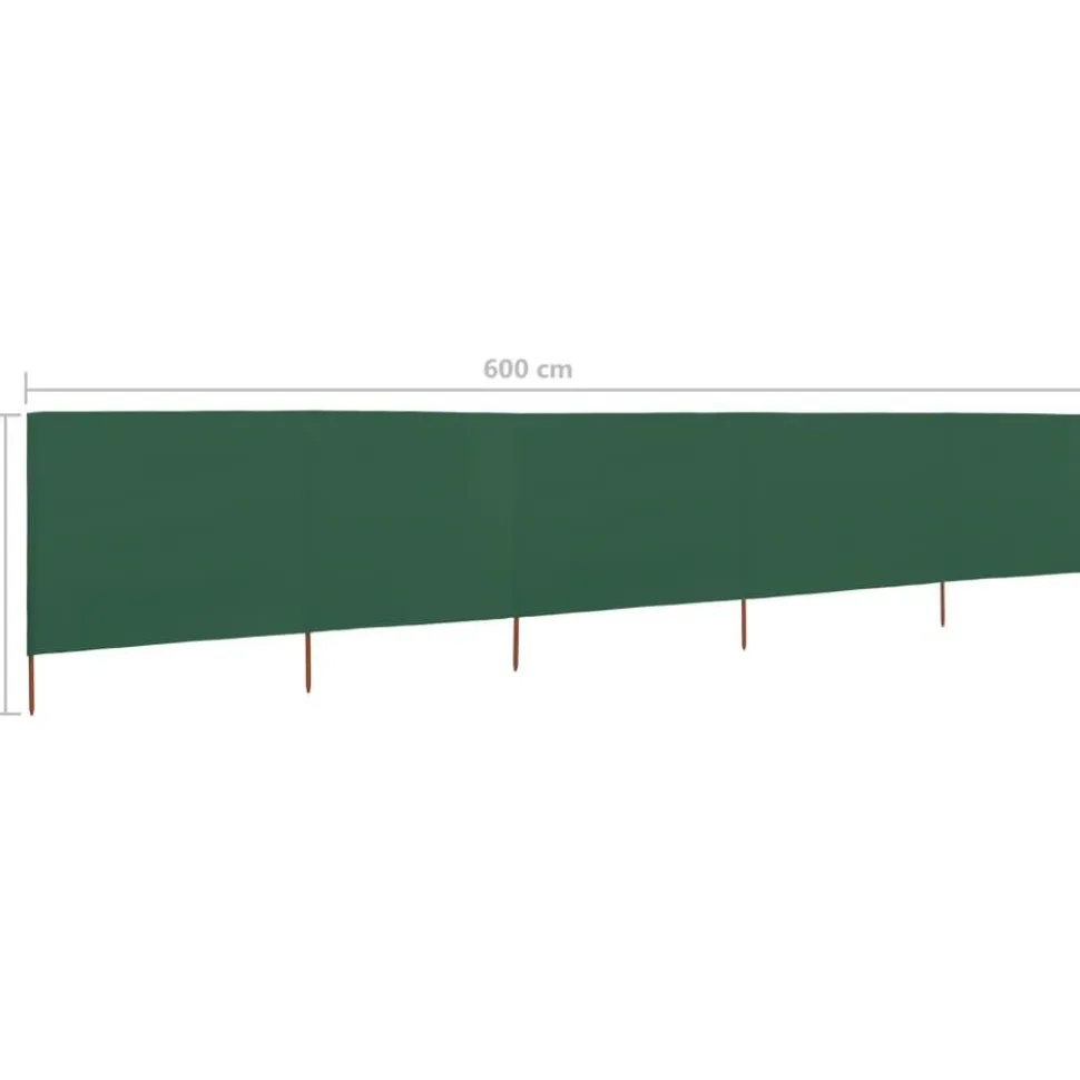 Tuulensuojakangas 5 paneelilla 600x80 cm taivaansininen