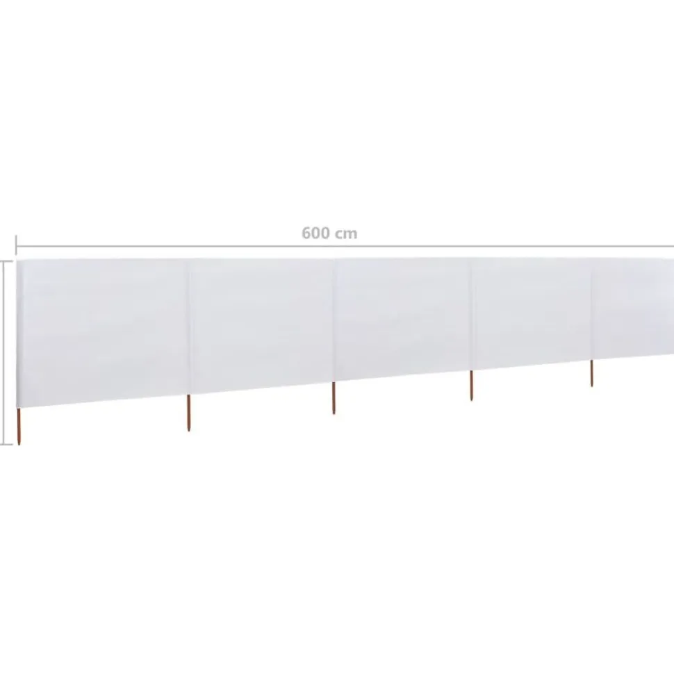 Tuulensuojakangas 5 paneelilla 600x80 cm taivaansininen