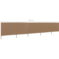 Tuulensuojakangas 5 paneelilla 600x80 cm taivaansininen