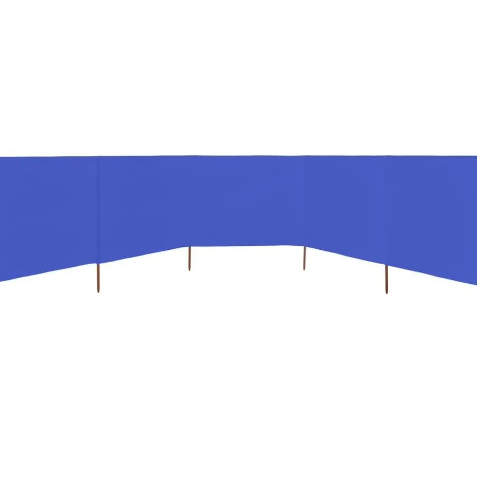 Tuulensuojakangas 5 paneelilla 600x80 cm taivaansininen