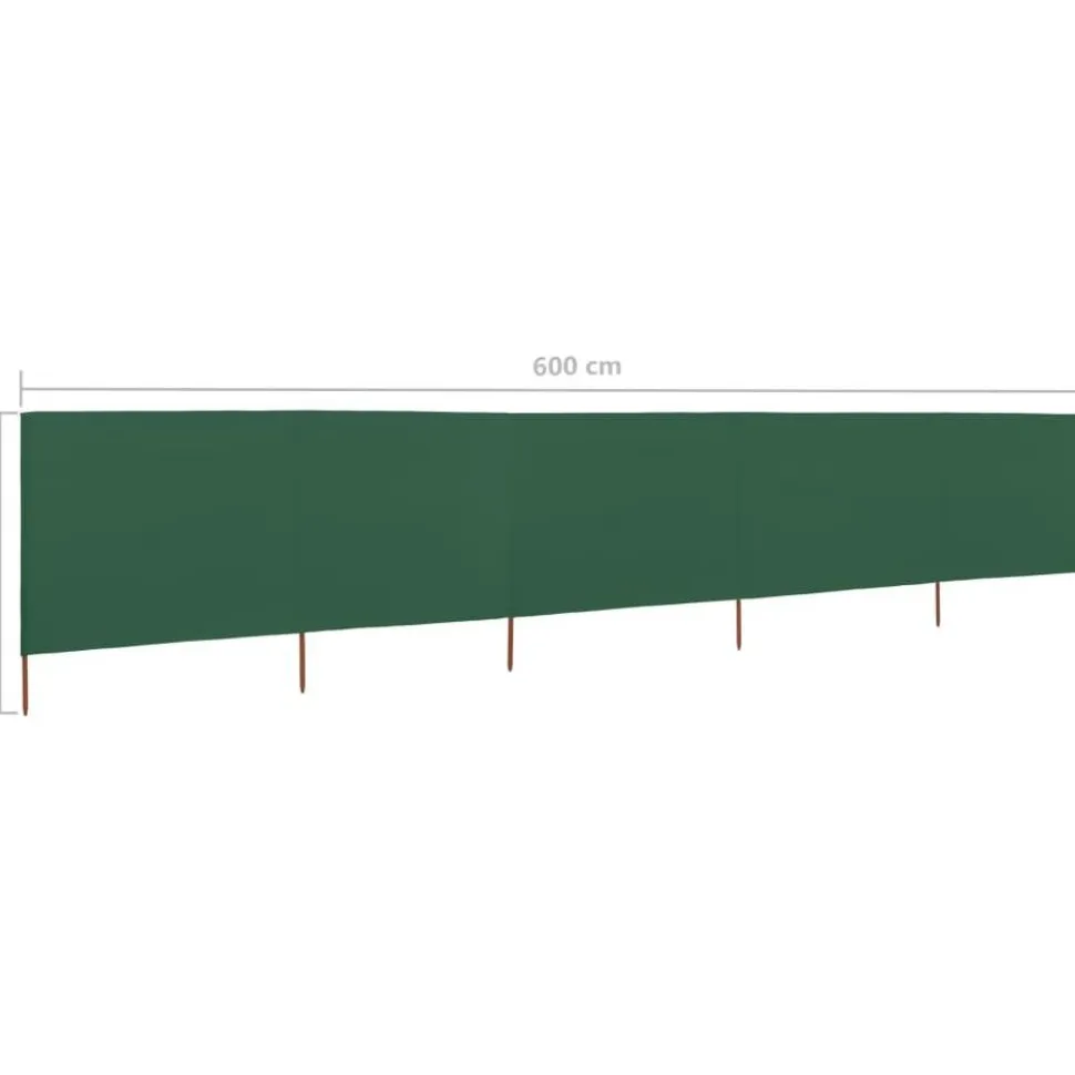 Tuulensuojakangas 5 paneelilla 600x80 cm taivaansininen