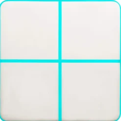 Täytettävä voimistelumatto pumpulla 200x200x20 cm PVC vihreä