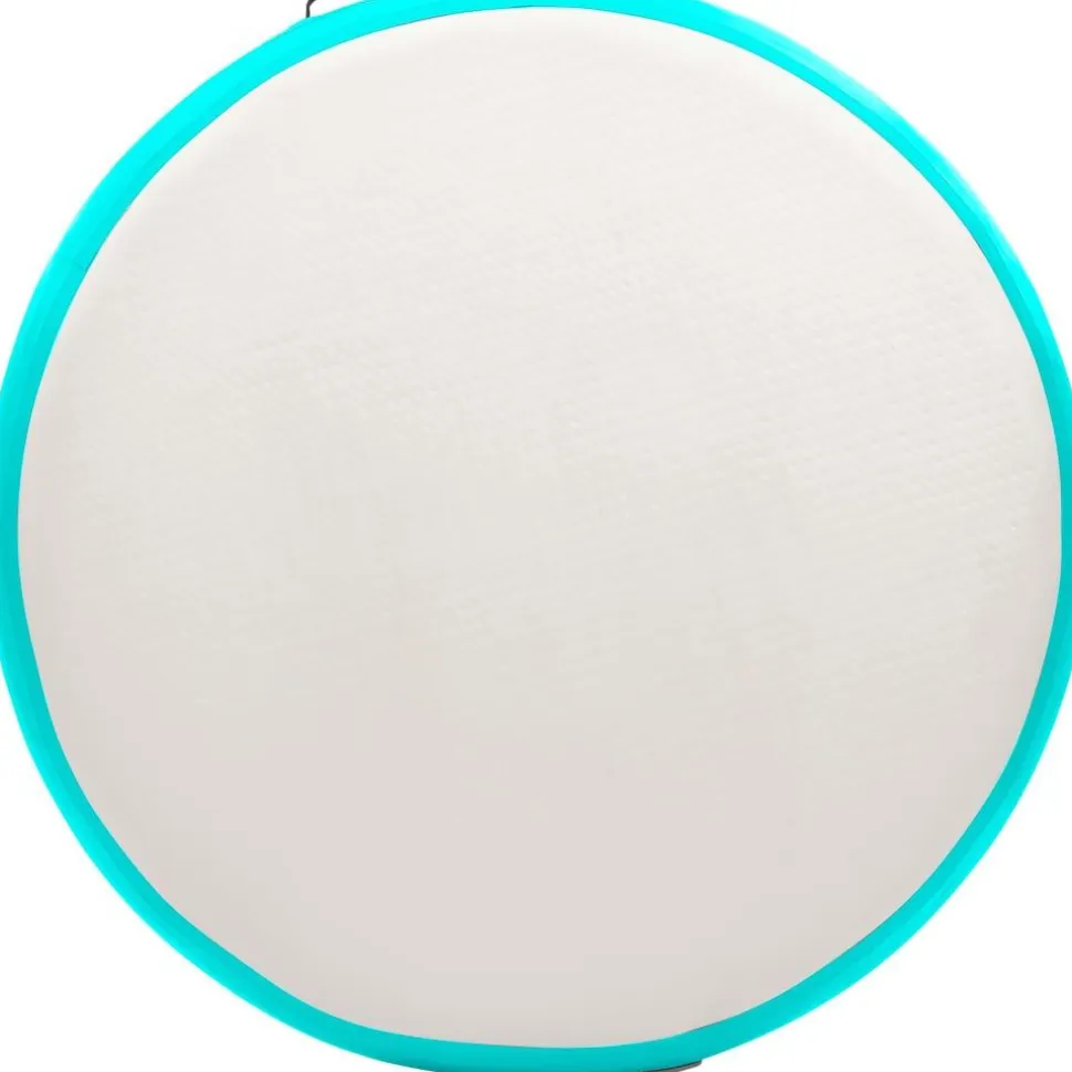 Täytettävä voimistelumatto pumpulla 100x100x10 cm PVC vihreä