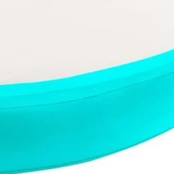 Täytettävä voimistelumatto pumpulla 100x100x15 cm PVC vihreä