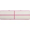 Täytettävä voimistelumatto pumpulla 700x100x20 cm PVC pinkki