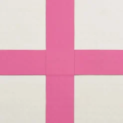 Täytettävä voimistelumatto pumpulla 700x100x20 cm PVC pinkki