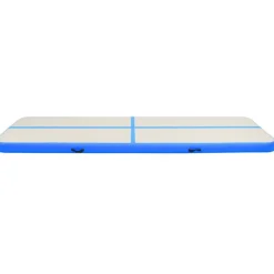 Täytettävä voimistelumatto pumpulla 700x100x20cm PVC sininen
