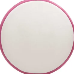 Täytettävä voimistelumatto pumpulla 100x100x15 cm PVC pinkki
