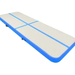 Täytettävä voimistelumatto pumpulla 300x100x20cm PVC sininen